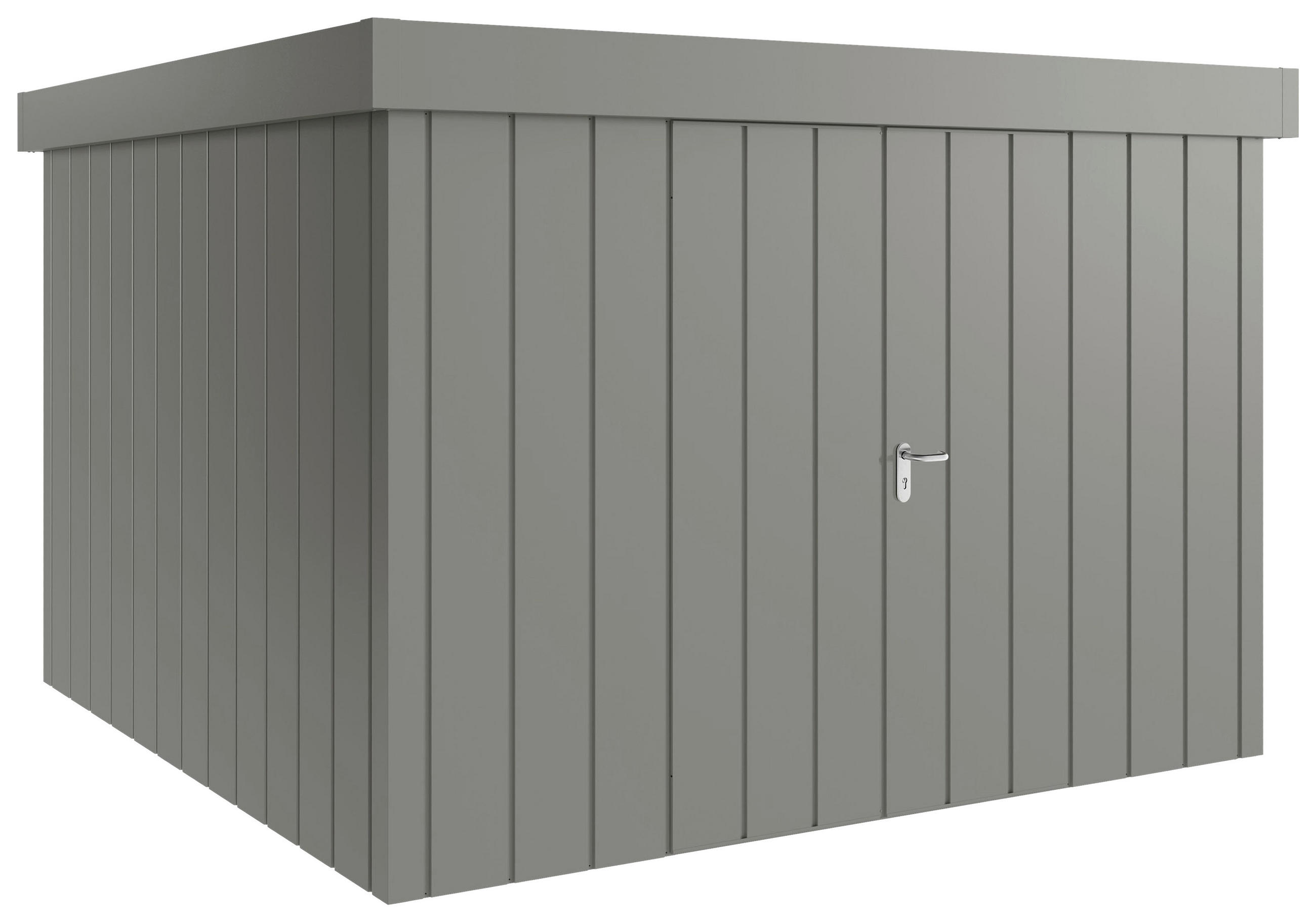 GERÄTEHAUS 325/220/323 cm  - Alufarben, Basics, Metall (325/220/323cm) - Hörmann