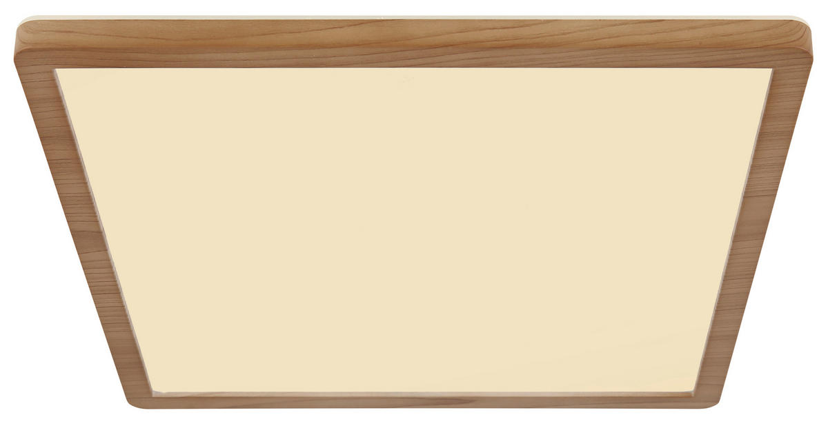 LED-DECKENLEUCHTE 24 W    42/42/25 cm  - Weiss/Opal, Natur, Kunststoff (42/42/25cm) - Globo