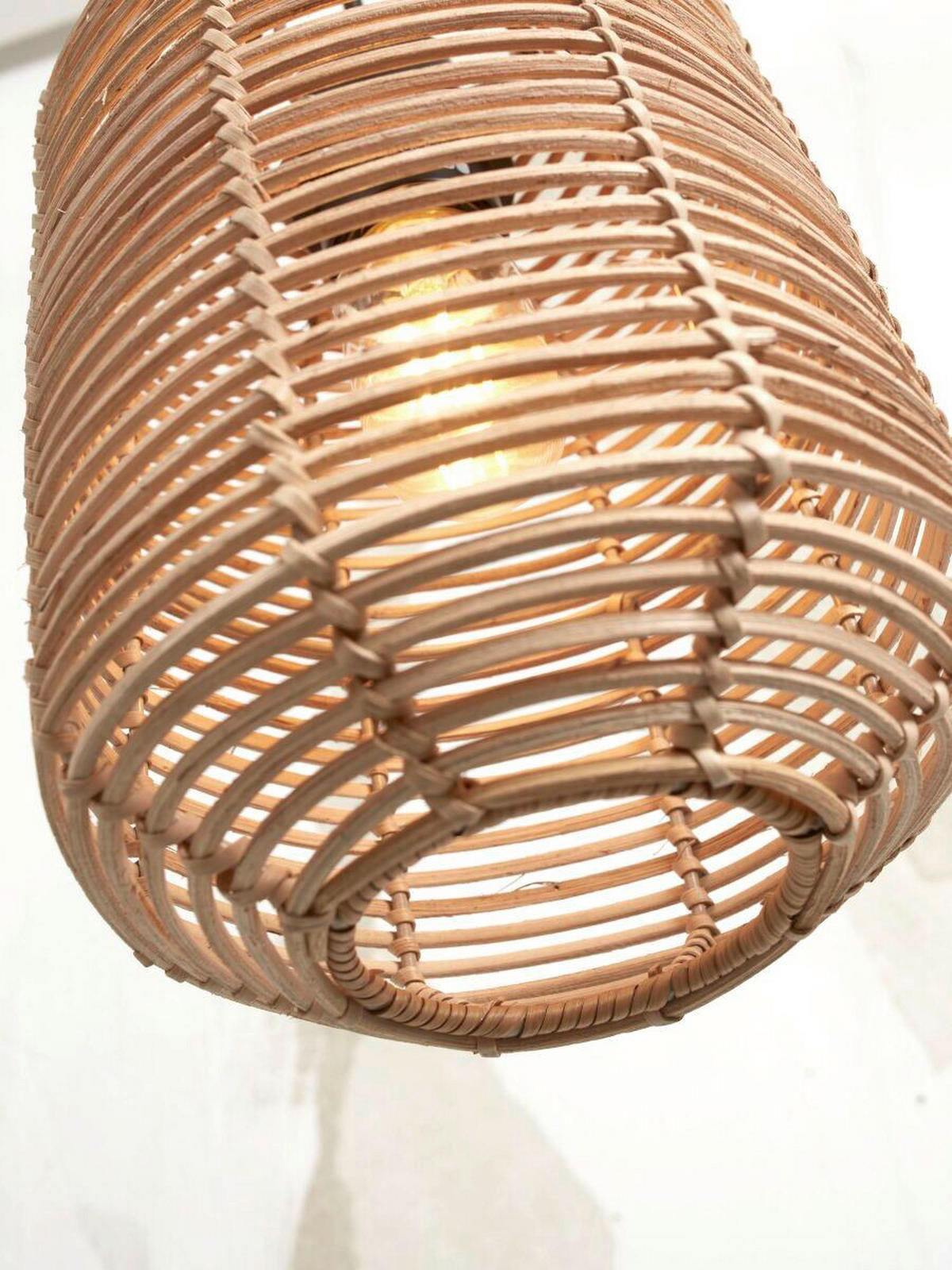 HÄNGELEUCHTE GOOD&MOJO 18/18/35 cm   - Naturfarben, Trend, Holz (18/18/35cm) - Good & Mojo