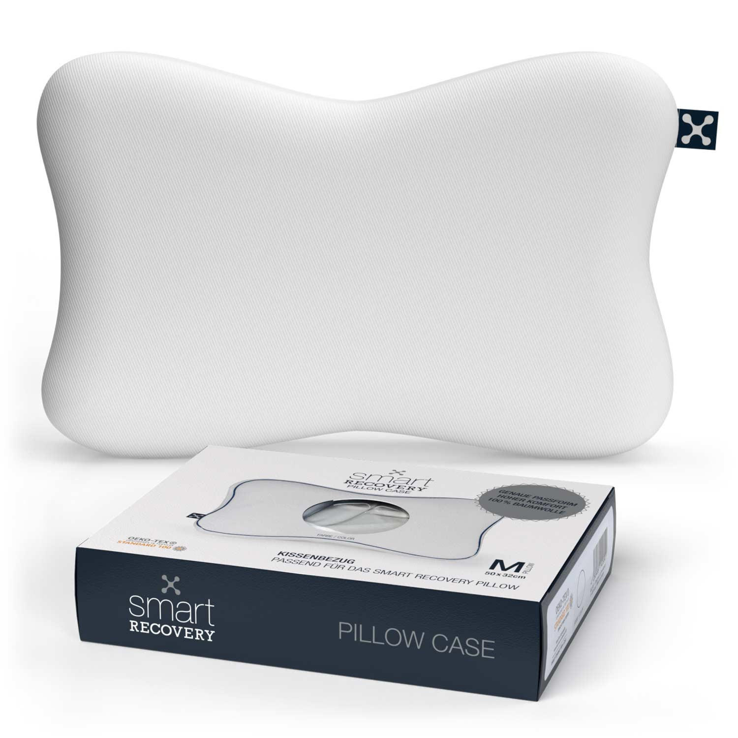 Smartsleep Nackenkissenbezug Recovery Weiß 50x11.5x32 cm
