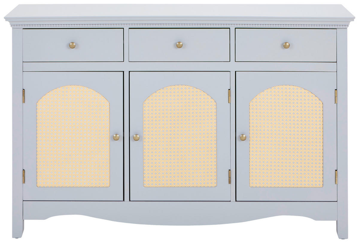 SIDEBOARD  in 132/85/35 cm  - Goldfarben/Naturfarben, Design, Holzwerkstoff/Kunststoff (132/85/35cm) - MID.YOU