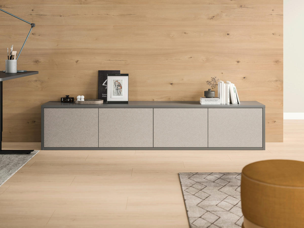 DECOWALL ESBJERG RÜSTER 3 Stück  - Ulmefarben, Design, Naturmaterialien (125/66/1.2cm) - Egger Holzwerkstoffe