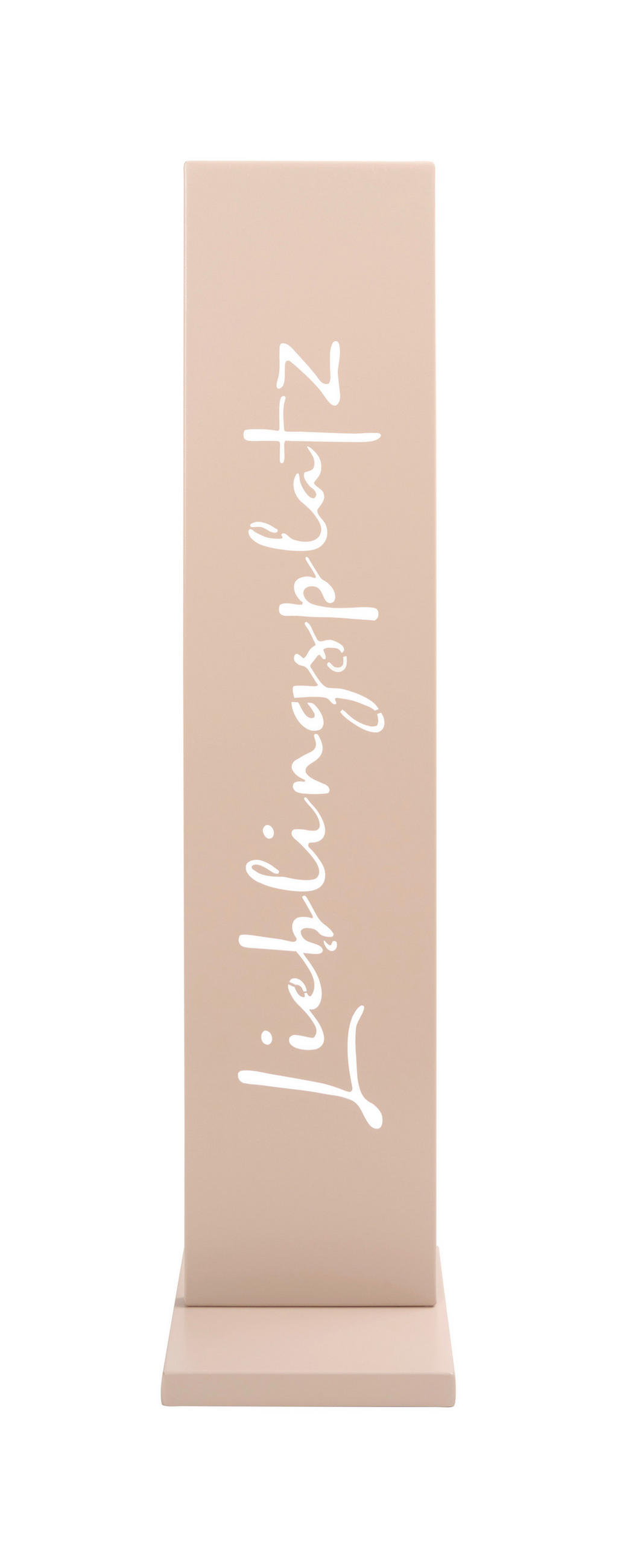 DEKOSTÄNDER - Beige, Basics, Metall (18/77cm) - Ambia Home