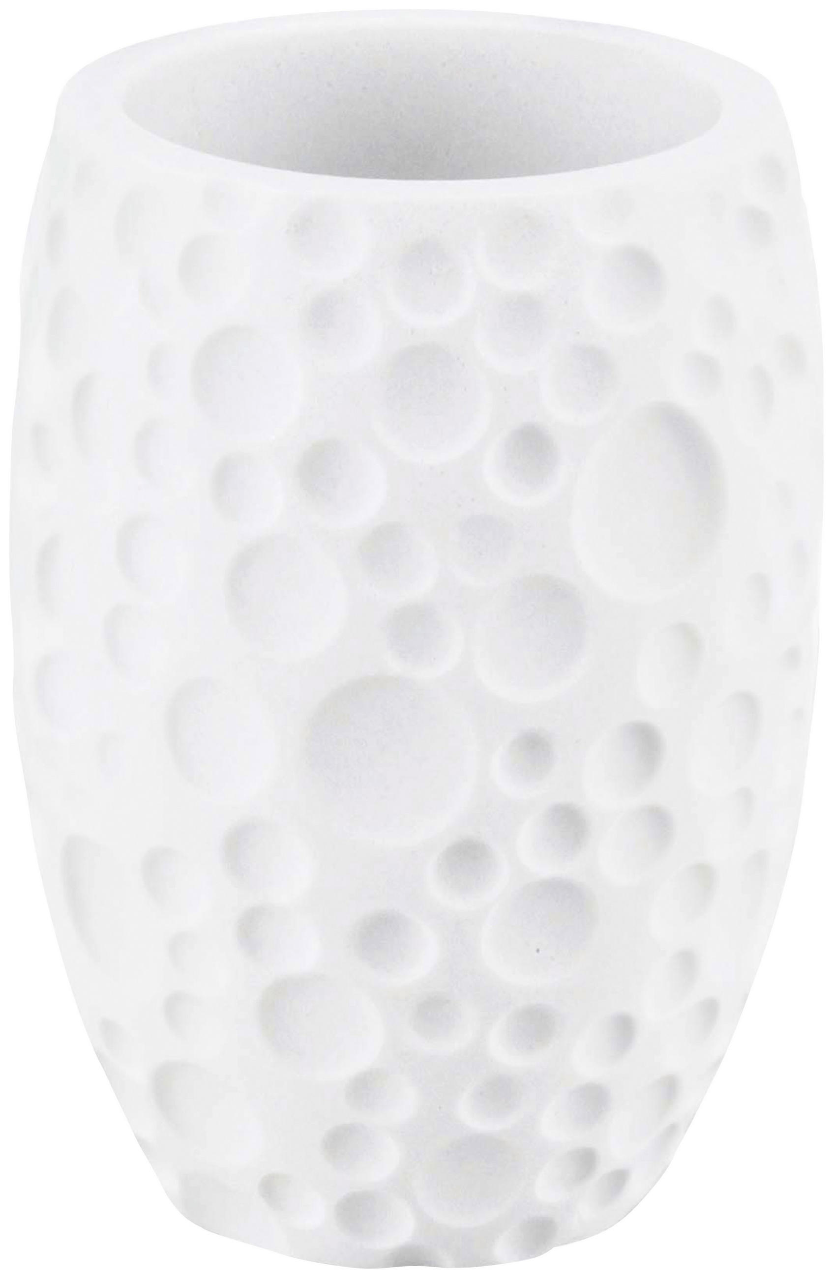 ZAHNPUTZBECHER Kunststoff  - Weiß, Design, Kunststoff (7,6/10,8cm) - Kleine Wolke