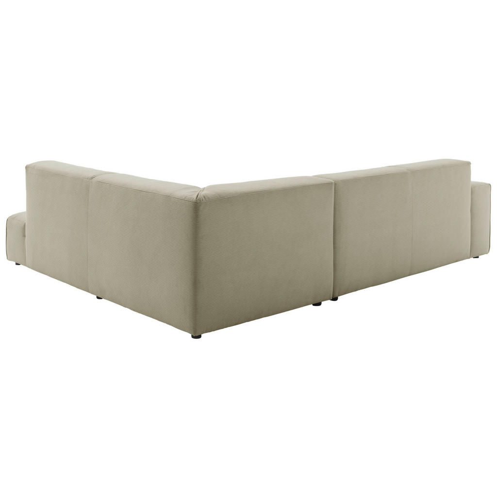 Thumbnail - Pure Home Lifestyle Ecksofa, Sand, Textil, 3-Sitzer, L-Form, Ottomane rechts, 270x210 cm, Goldenes M, Oeko-Tex® Standard...