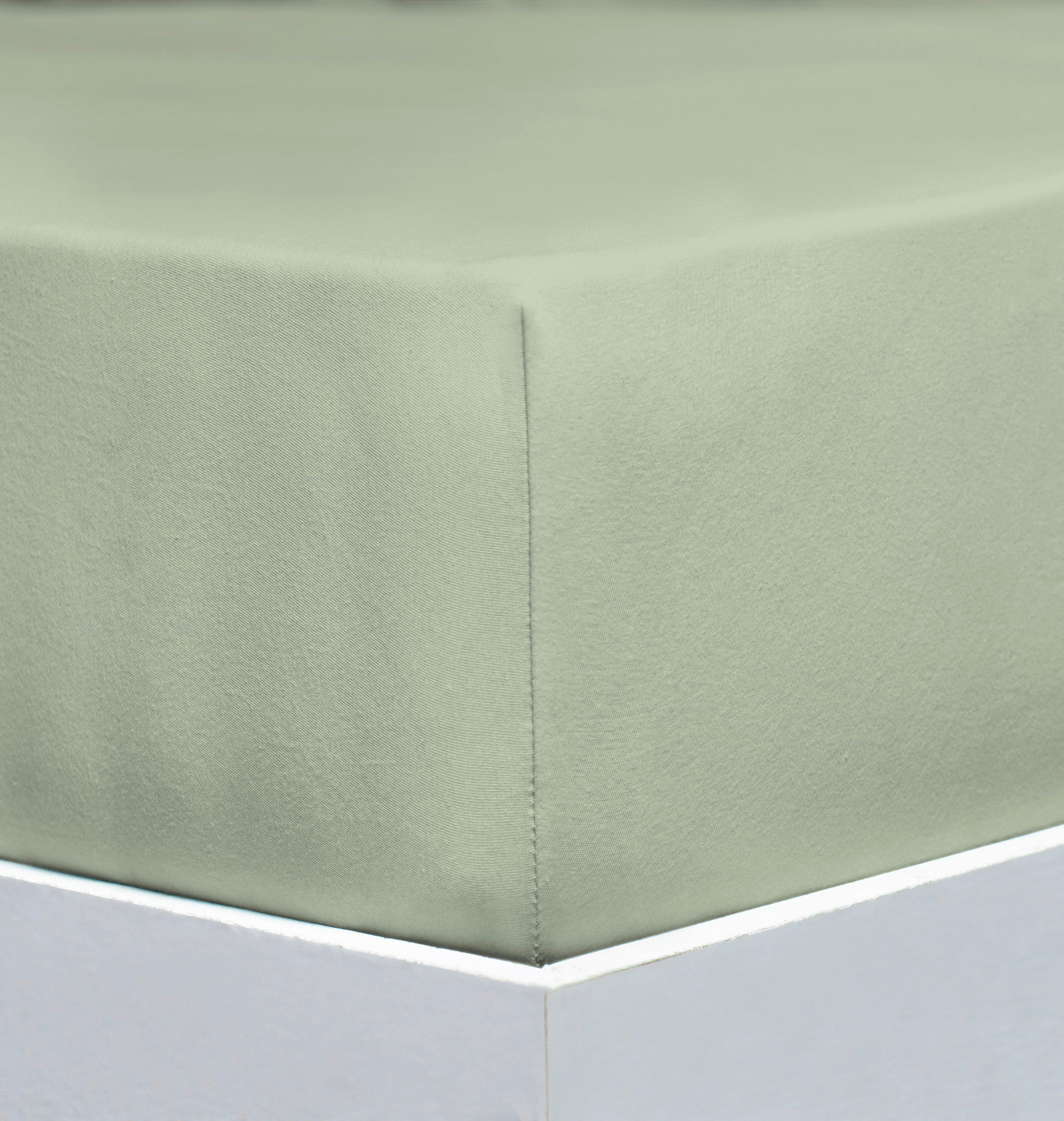 SPANNLEINTUCH 180-200/200-220 cm Jersey  - Hellgrün, Basics, Textil (180-200/200-220cm) - Florella