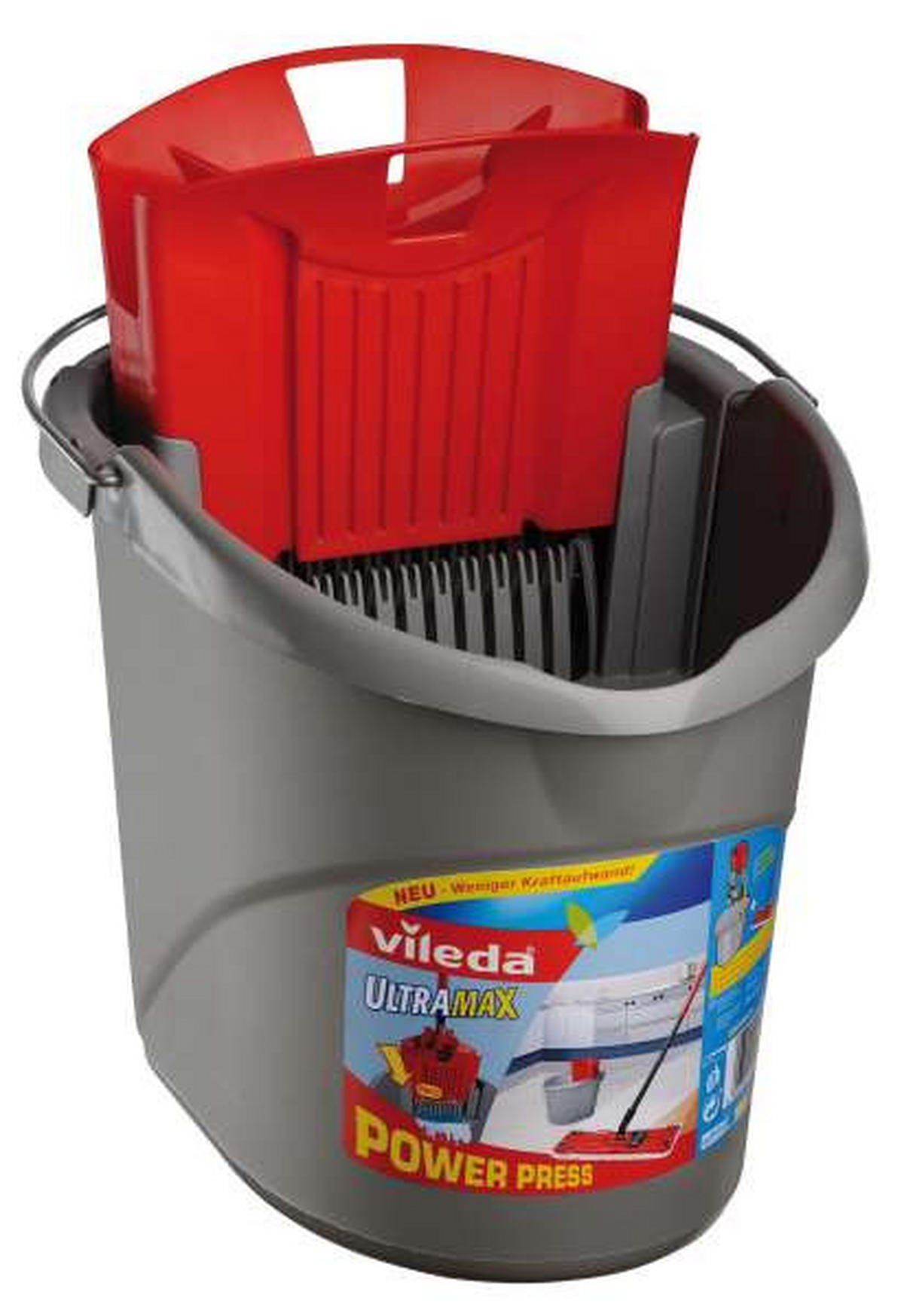 Hink+insats, Vileda Ultramax - grå, Klassisk, plast (15l) - Best Price