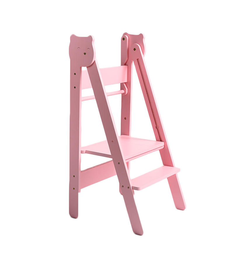 LERNTURM  - Pink, Basics, Holz (38/90cm)