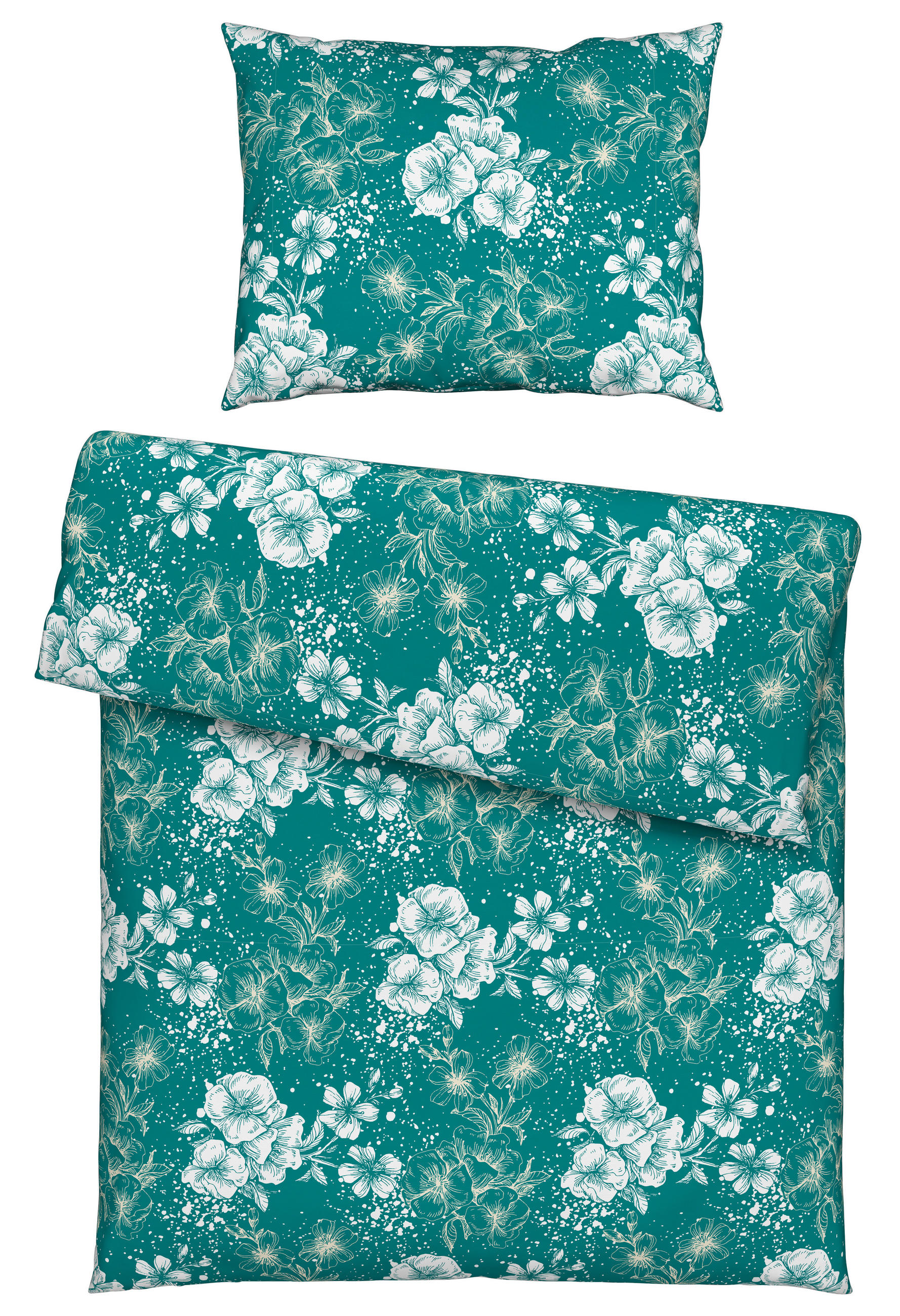 POVLEČENÍ, renforcé, zelená, 140/200 cm - zelená, Konvenční, textil (140/200cm) - Esposa