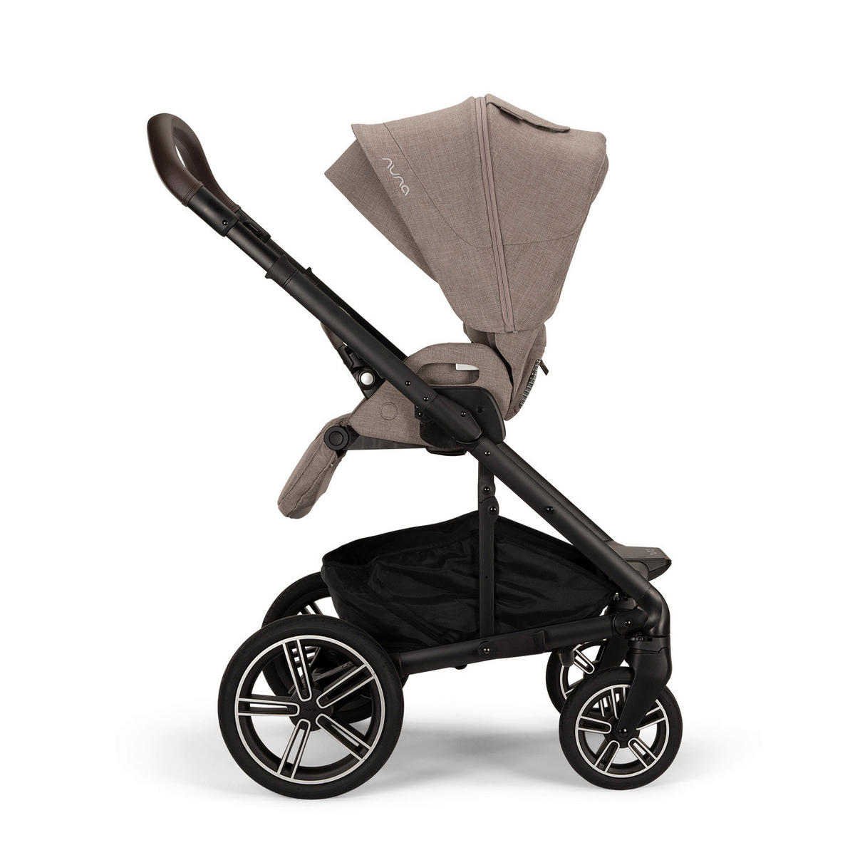 KINDERWAGENSET  MIXX NEXT  CEDAR  - Graubraun/Schwarz, Basics, Kunststoff/Textil (60/110/82cm) - Nuna