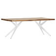 TISCHPLATTE      - Sheeshamfarben, Design, Holz (220/100/5cm) - Landscape