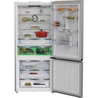 KÜHL-GEFRIER-KOMBINATION B5RCNE615ZXP  - Edelstahlfarben, Basics, Metall (83,2/193/76,2cm) - Beko