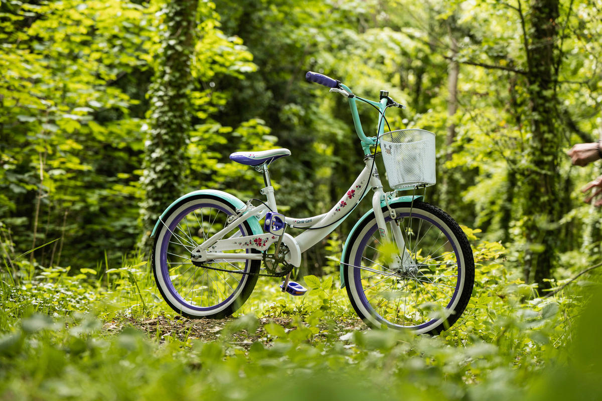 KINDERFAHRRAD 20 Zoll  - Lila, Basics, Metall (66/96.5/140.5cm)