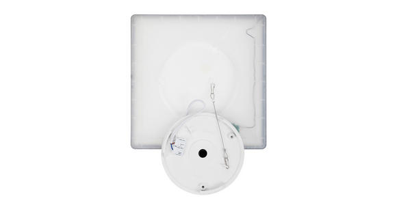 LED-DECKENLEUCHTE 29,3/29,3/2,8 cm   - Schwarz, Basics, Kunststoff (29,3/29,3/2,8cm) - Novel