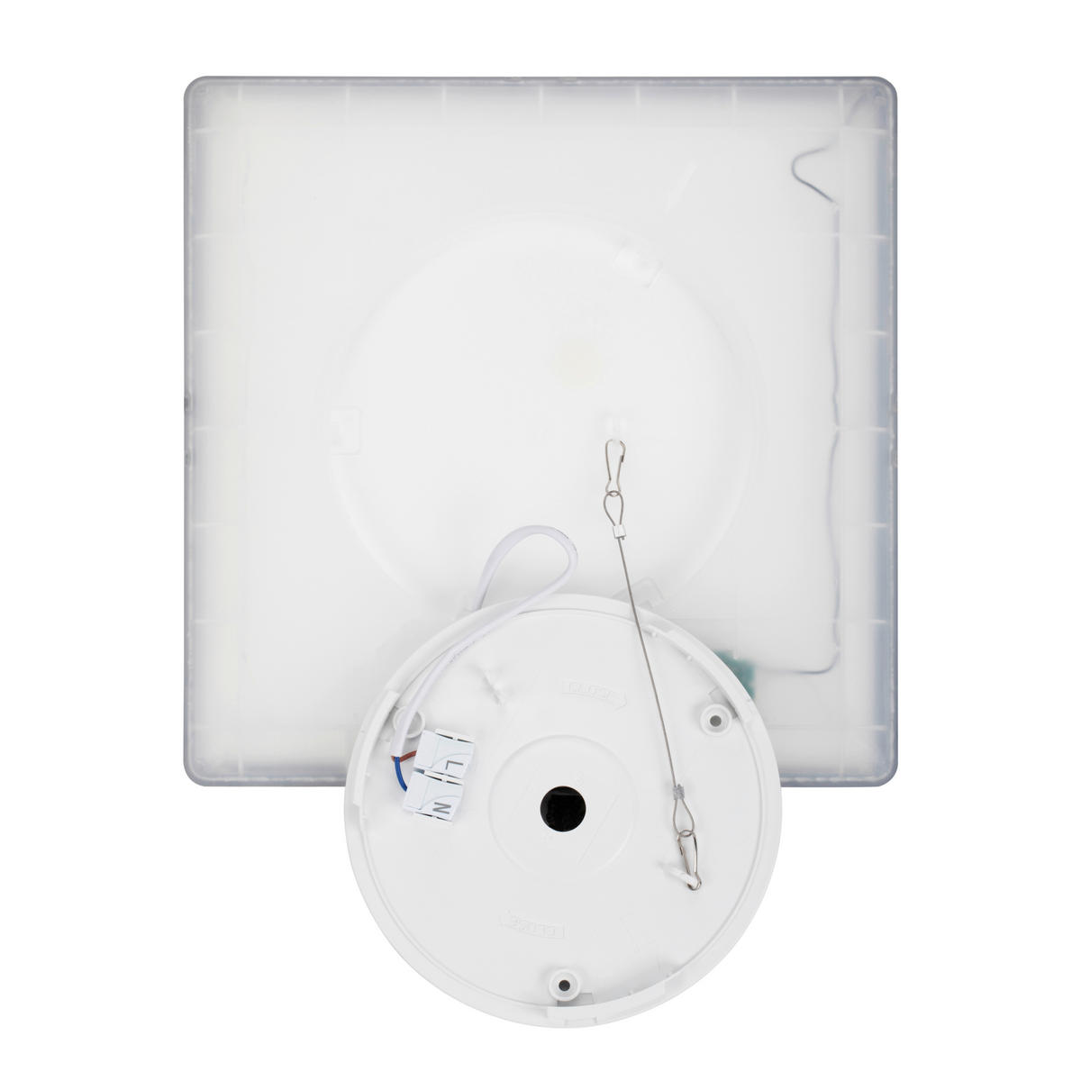 LED-DECKENLEUCHTE Giga 29,3/29,3/2,8 cm   - Schwarz, Basics, Kunststoff (29,3/29,3/2,8cm) - Novel
