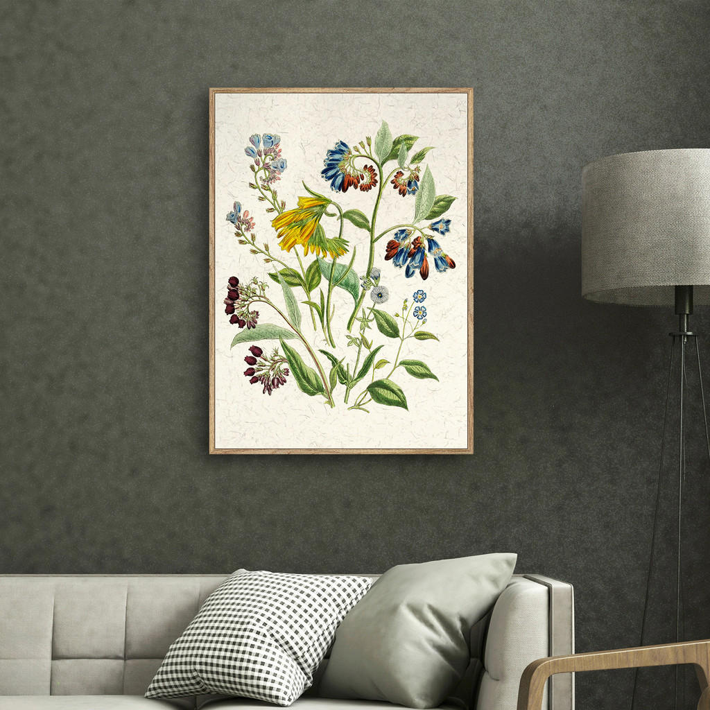 Thumbnail - Monee Kunstdruck, Mehrfarbig, Holzwerkstoff, rechteckig, 50x70 cm, Made in Europe, einfache und schnelle Anbringung, ger...
