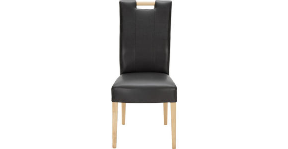 STUHL in Holz, Textil Buchefarben, Dunkelbraun - Dunkelbraun/Buchefarben, KONVENTIONELL, Holz/Textil (64/100/47cm) - Cantus