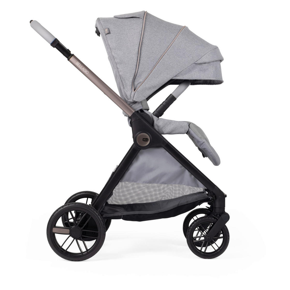 KINDERWAGEN  Bellagio  Lunar Rock  - Grau, Basics, Metall (55/82/97-106cm) - Chicco