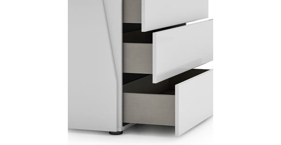 KOMMODE in 100,2/88,6/44,3 cm - Schwarz/Weiß, Design, Holzwerkstoff/Kunststoff (100,2/88,6/44,3cm) - Novel