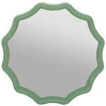 WANDSPIEGEL 100/100/4,5 cm  - Grün, Design, Glas/Holzwerkstoff (100/100/4,5cm) - Novel