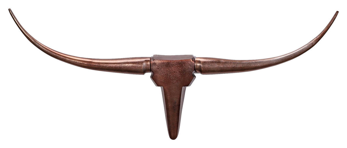 WANDDEKO Metall  - Bronzefarben, MODERN, Metall (100/40/6cm) - MID.YOU