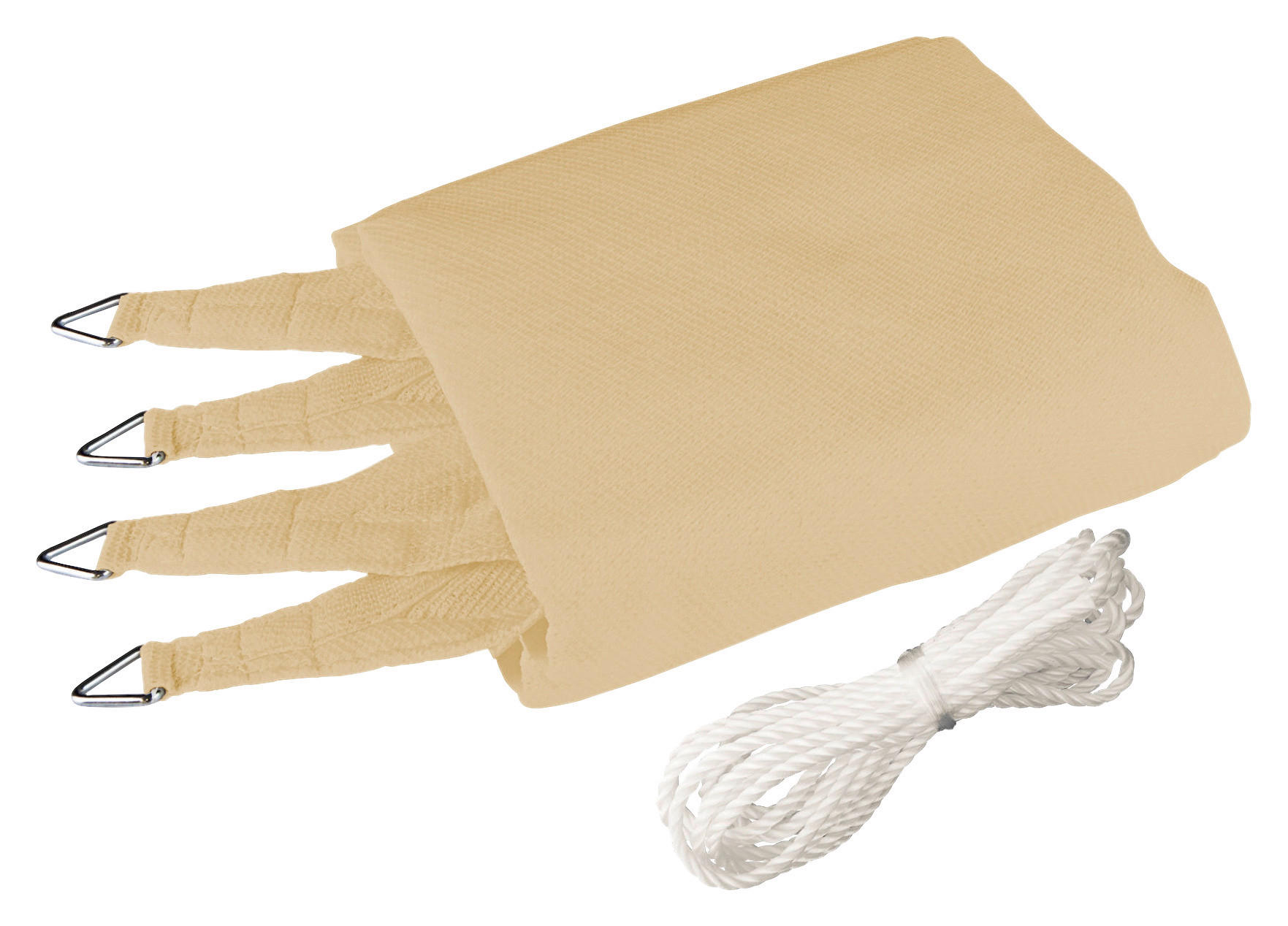 GARTENSONNENSEGEL  400/400 cm  - Champagner, Basics (400/400cm)