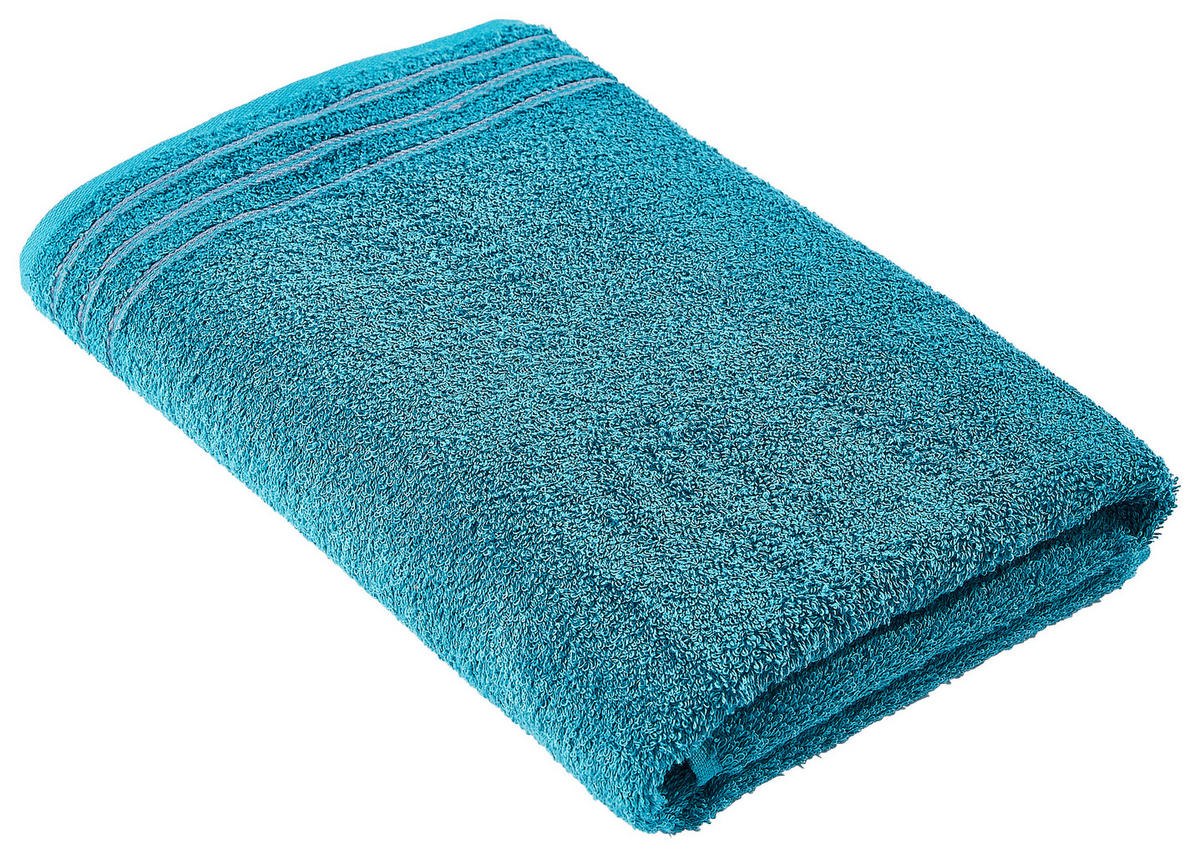 DUSCHTUCH 67/140 cm Grossetto  - Türkis, Basics, Textil (67/140cm) - Vossen