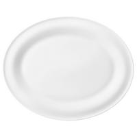 SERVÍROVACÍ PODNOS, keramika, 35,3/28/2,2 cm - bílá, Basics, keramika (35,3/28/2,2cm) - Seltmann Weiden