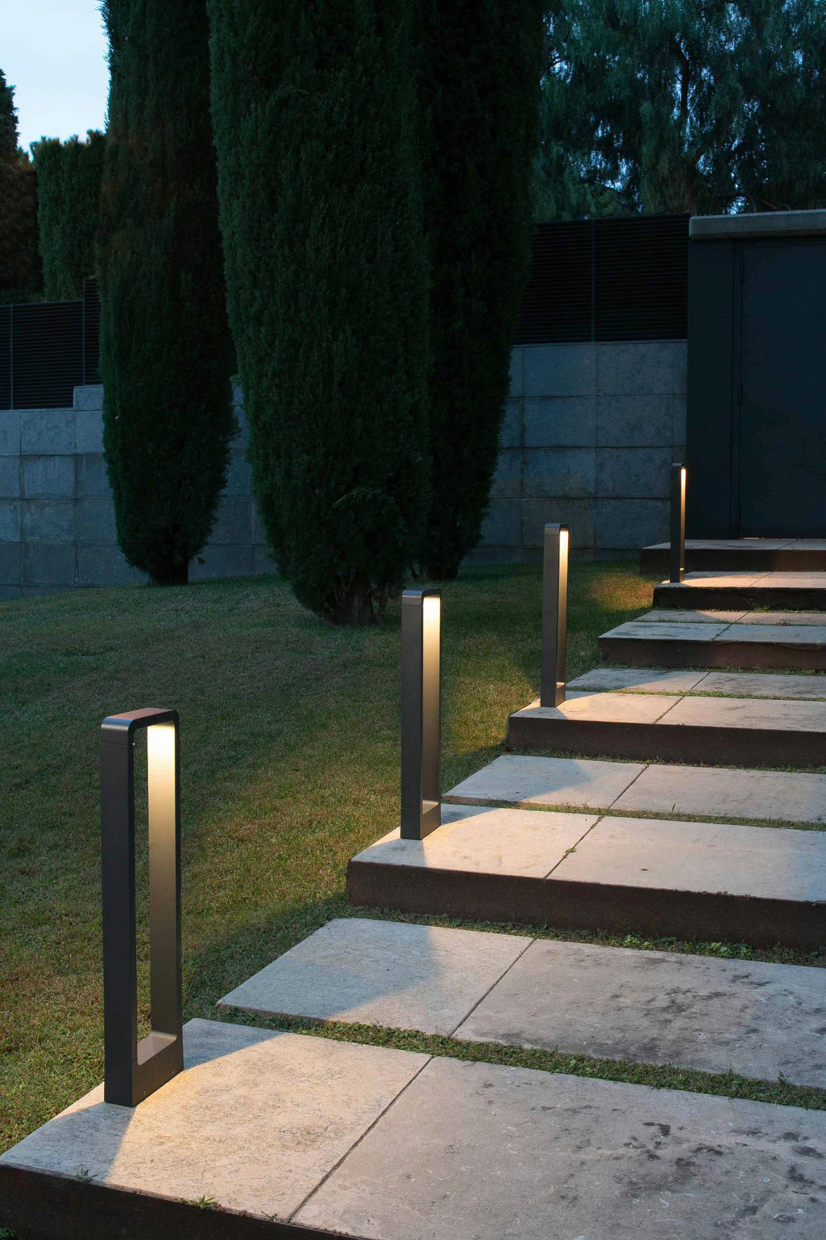 POLLERLEUCHTE 16/5.4/65 cm   - Dunkelgrau, Design, Metall (16/5.4/65cm)