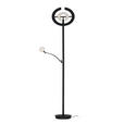 LED-DECKENFLUTER 40/180 cm    - Schwarz, KONVENTIONELL, Kunststoff/Metall (40/180cm) - Dieter Knoll