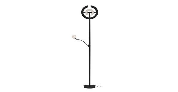 LED-DECKENFLUTER 40/180 cm    - Schwarz, KONVENTIONELL, Kunststoff/Metall (40/180cm) - Dieter Knoll