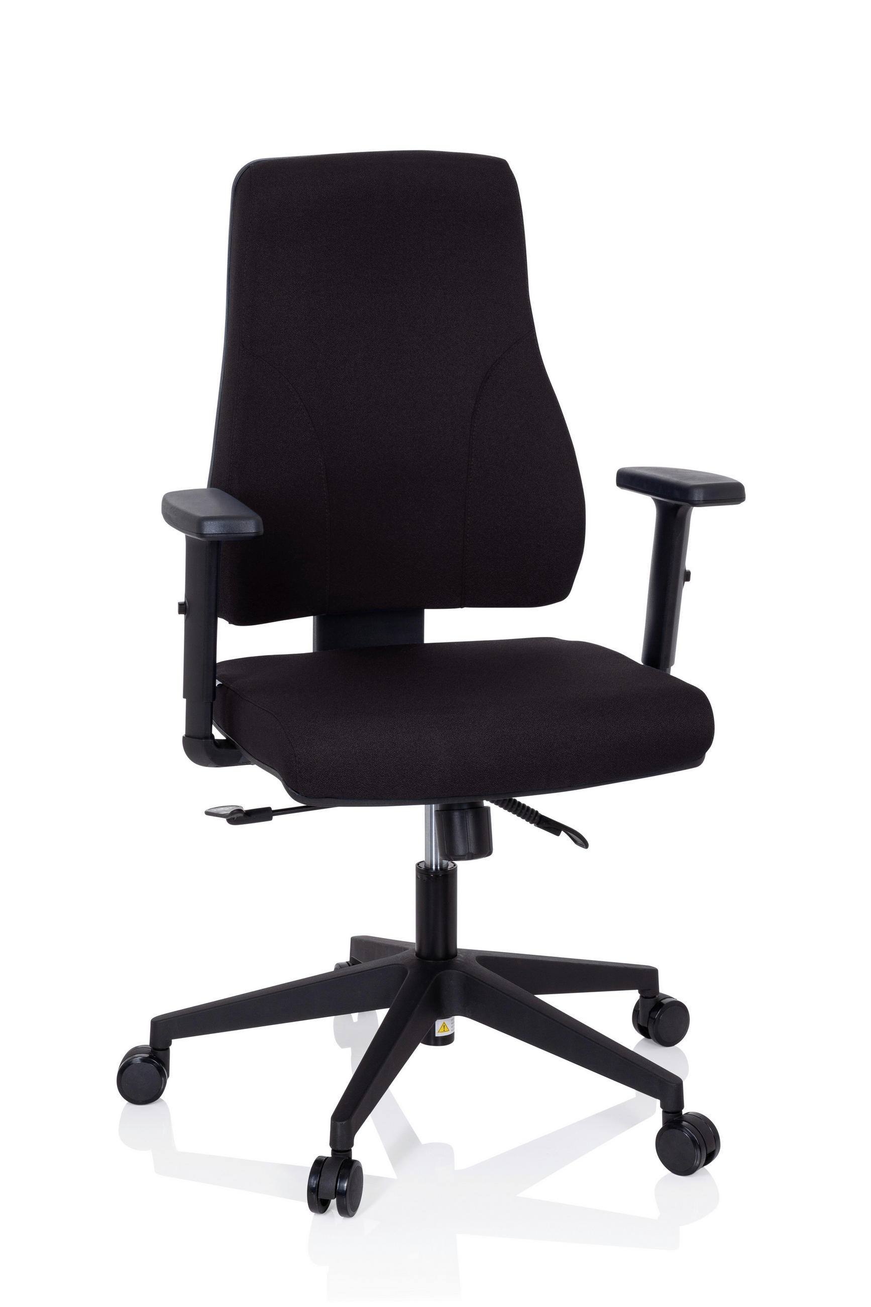 OTOČNÁ ŽIDLE, plochá tkanina, černá - černá, Moderní, textil/plast (65/113/60cm) - MID.YOU