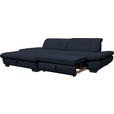 ECKSOFA in Mikrofaser Dunkelgrau  198/290 cm  - Dunkelgrau/Schwarz, Design, Textil/Metall (198/290cm) - Xora