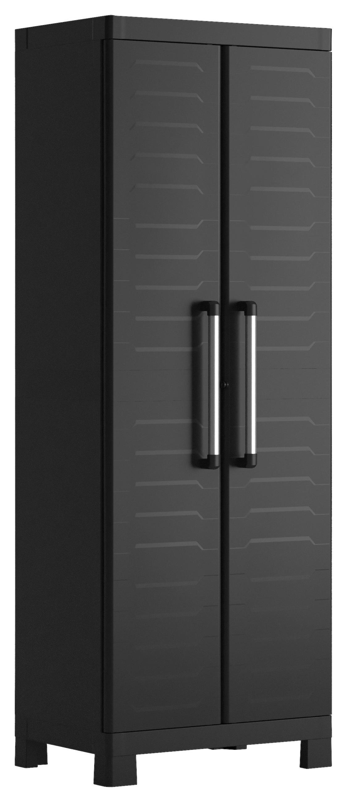 GERÄTESCHRANK 65/182/45 cm  - Schwarz, Design, Kunststoff (65/182/45cm) - Keter