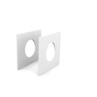 BETTSEITEN  in  - Weiß, Design, Holzwerkstoff (90/90/2,5cm) - Livetastic