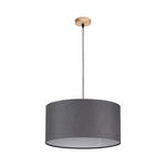 HÄNGELEUCHTE 50/120 cm  - Eichefarben/Schwarz, Basics, Holzwerkstoff/Kunststoff (50/120cm) - Novel