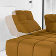 ECKSOFA in Struktur Senfgelb  233/313 cm  - Senfgelb/Schwarz, Design, Kunststoff/Textil (233/313cm) - Emilio Belluti
