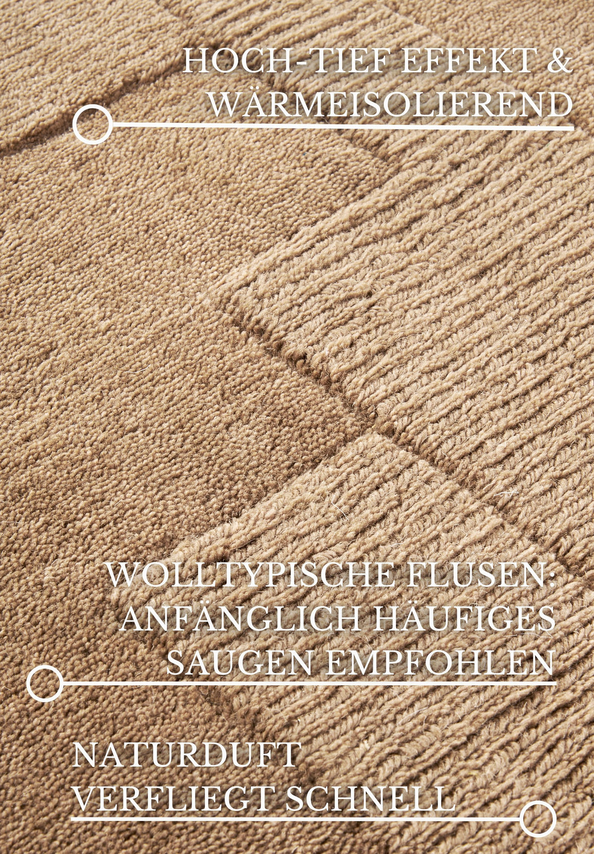 HANDWEBTEPPICH 120/170 cm Kollektion 1906 Beige  - Beige, Basics, Textil (120/170cm) - Villeroy & Boch