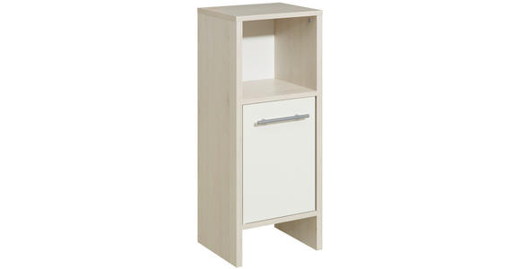 UNTERSCHRANK 33,0/81,6/28,0 cm   - Alufarben/Weiß, KONVENTIONELL, Holzwerkstoff (33,0/81,6/28,0cm) - Carryhome