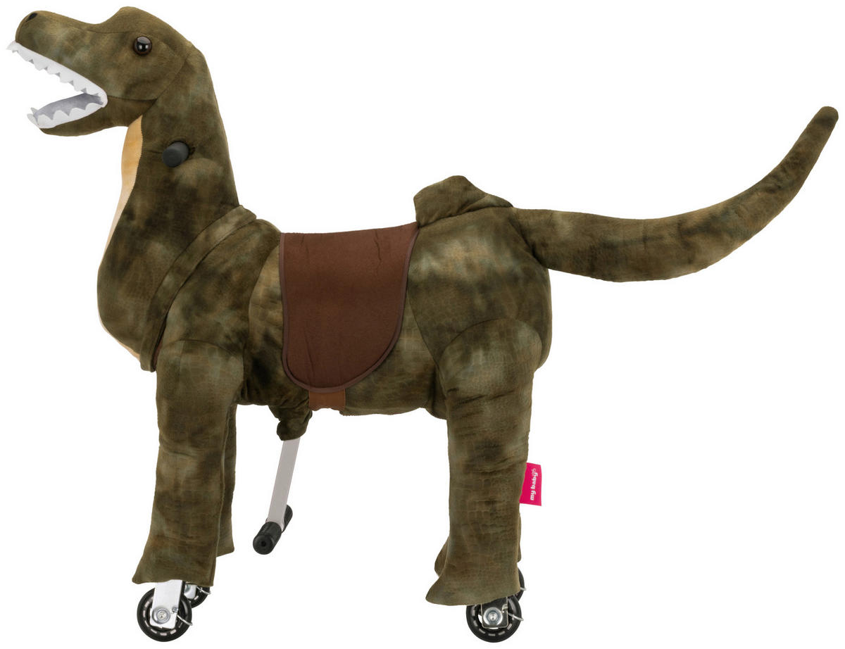 SCHAUKELTIER - Grün, Basics, Kunststoff/Textil (76/27/85cm) - My Baby Lou