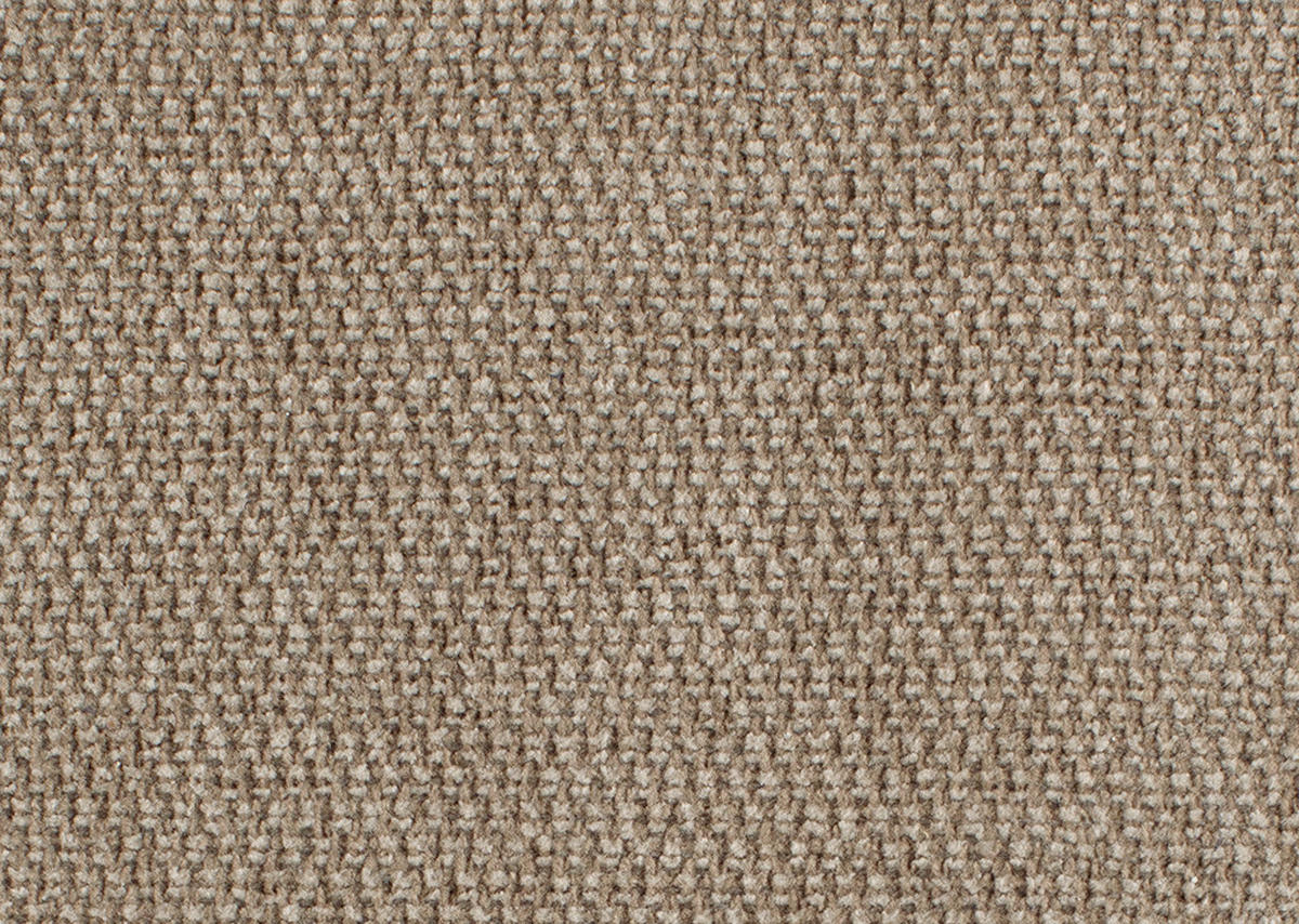 3-SITZER-SOFA  in Flachgewebe Hellbraun  - Hellbraun/Schwarz, Design, Textil/Metall (210/71/91cm) - Schöner Wohnen