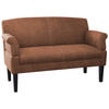 2-SITZER-SOFA in Mikrofaser Cognac  - Cognac/Beige, KONVENTIONELL, Holz/Textil (152/97/78cm) - Sit & More