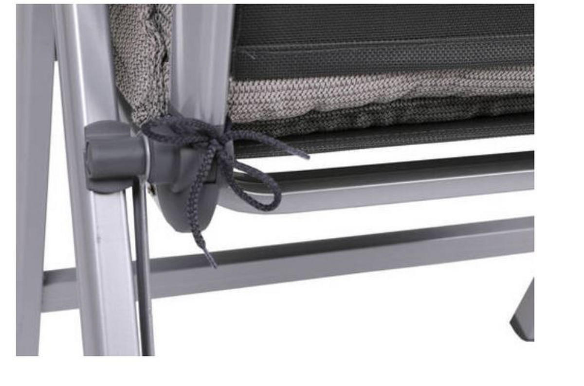 SZÉKPÁRNA szürke melírozott  - szürke, Basics, textil (50/120cm)