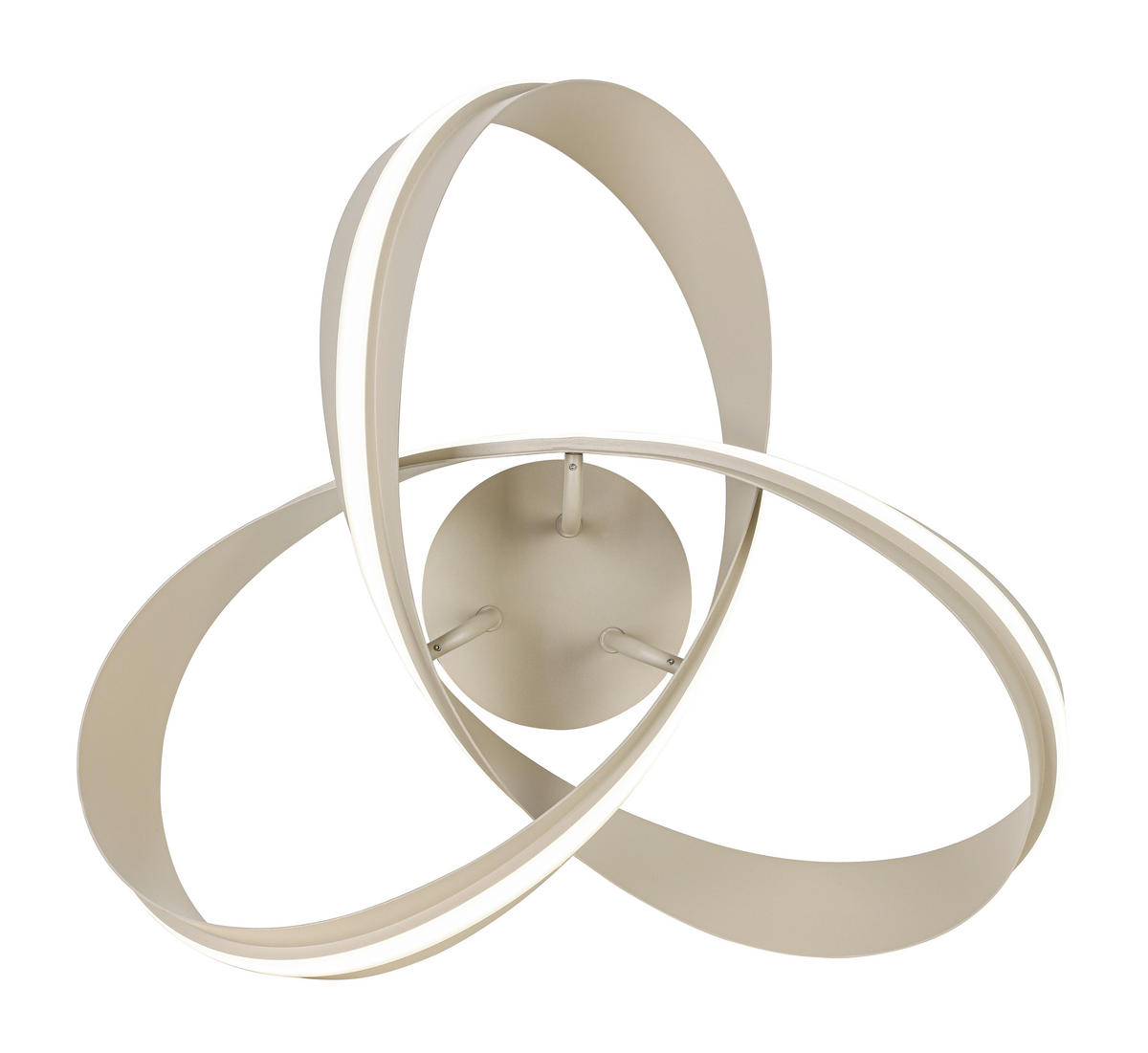 LED PLAFONJERA Orilo  - boja peska, Dizajnerski, metal/plastika (52/22cm) - Novel