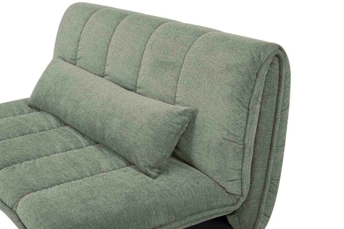 SCHLAFSOFA  in Webstoff Grün  - Schwarz/Grün, Basics, Holz/Textil (148/82/102cm) - Stylife