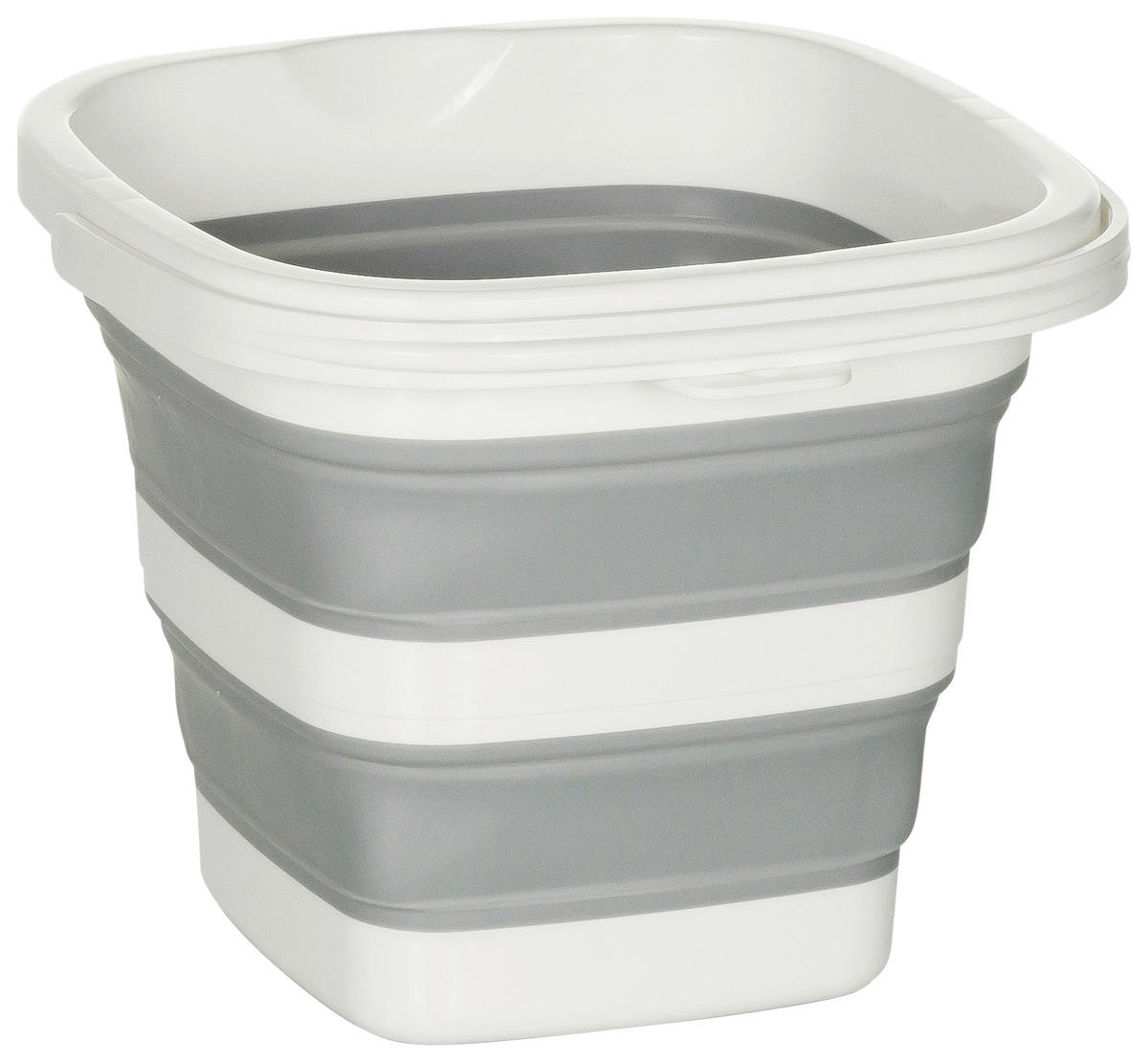 EIMER  - Weiß/Grau, Basics, Kunststoff (23/20/23cm) - MID.YOU