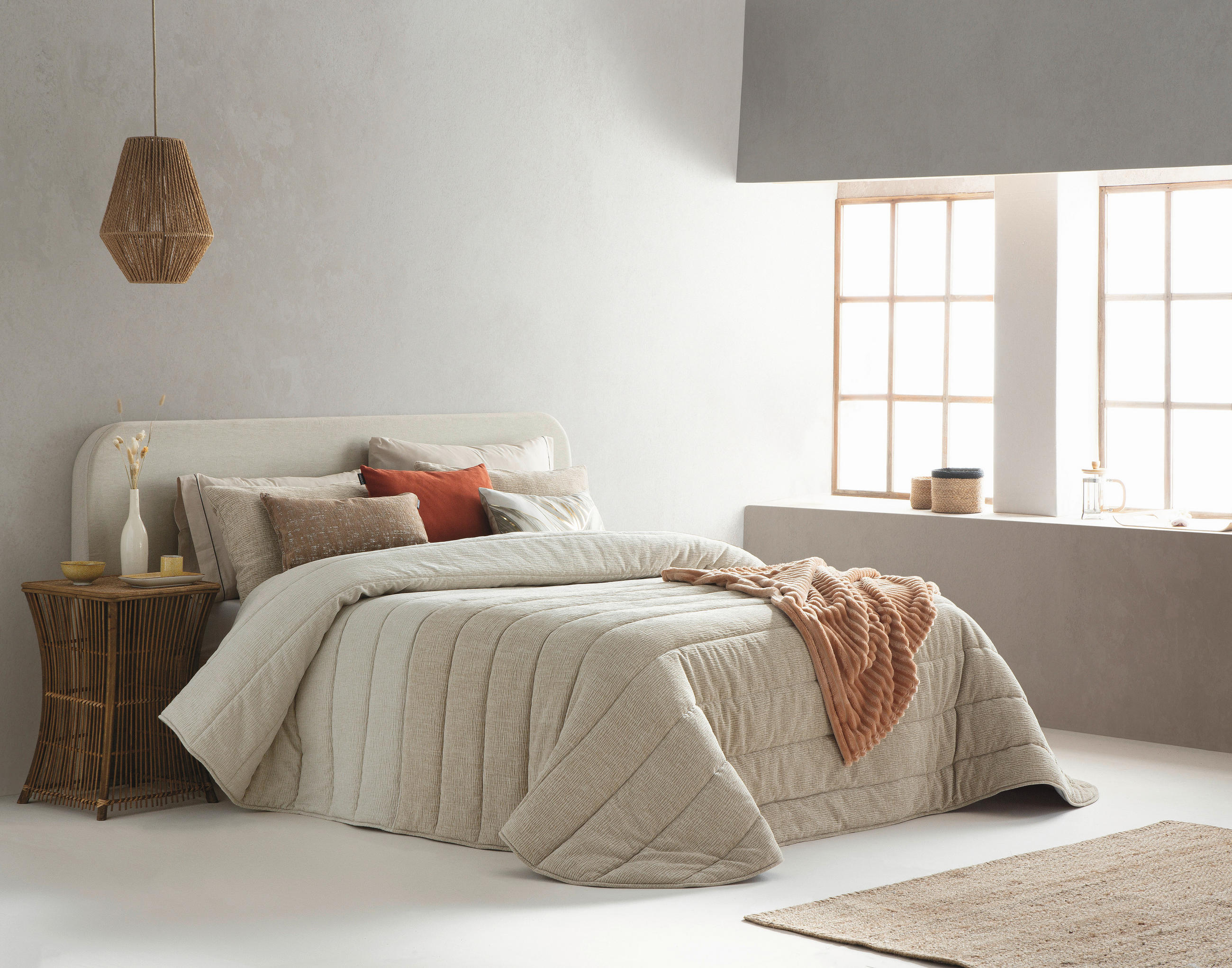 PREKRIVAČ 250/270 cm   - bež/krem, Basics, tekstil (250/270cm)