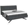 POLSTERBETT 180/200 cm  in Dunkelgrau  - Weiss/Dunkelgrau, Design, Holzwerkstoff/Kunststoff (180/200cm) - Dieter Knoll