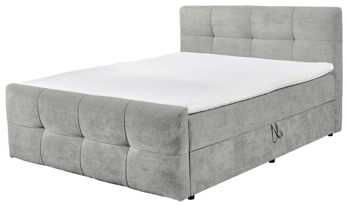 BOXSÄNG 180/200 cm  i lerfärgad  - lerfärgad, Modern, trämaterial/textil (180/200cm) - MID.YOU