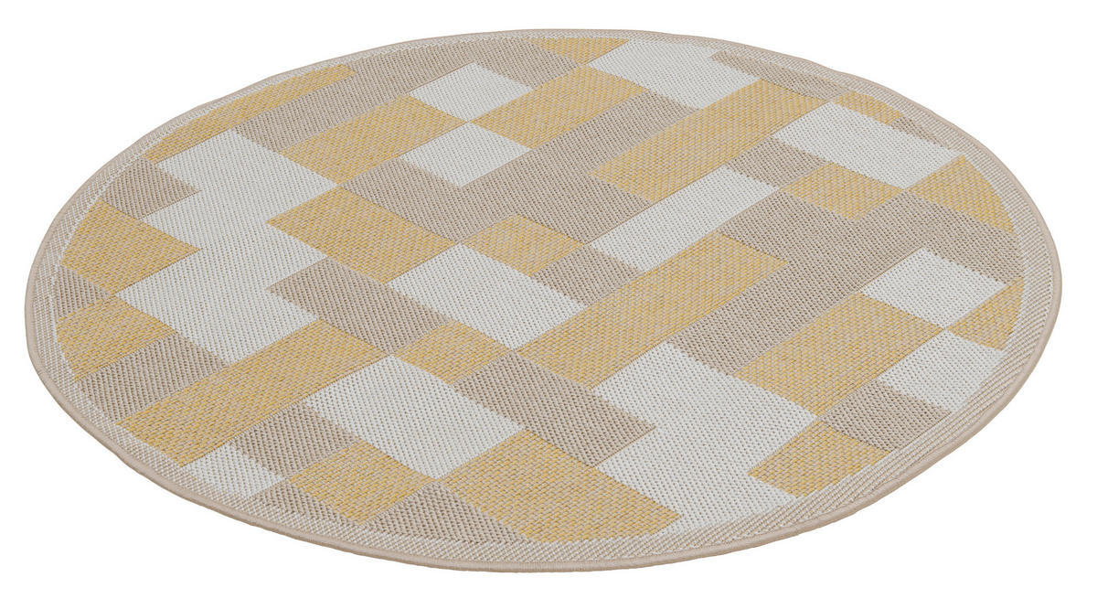 OUTDOORTEPPICH 120 cm Gelb  - Gelb, Design, Textil (120cm) - Ambia Garden